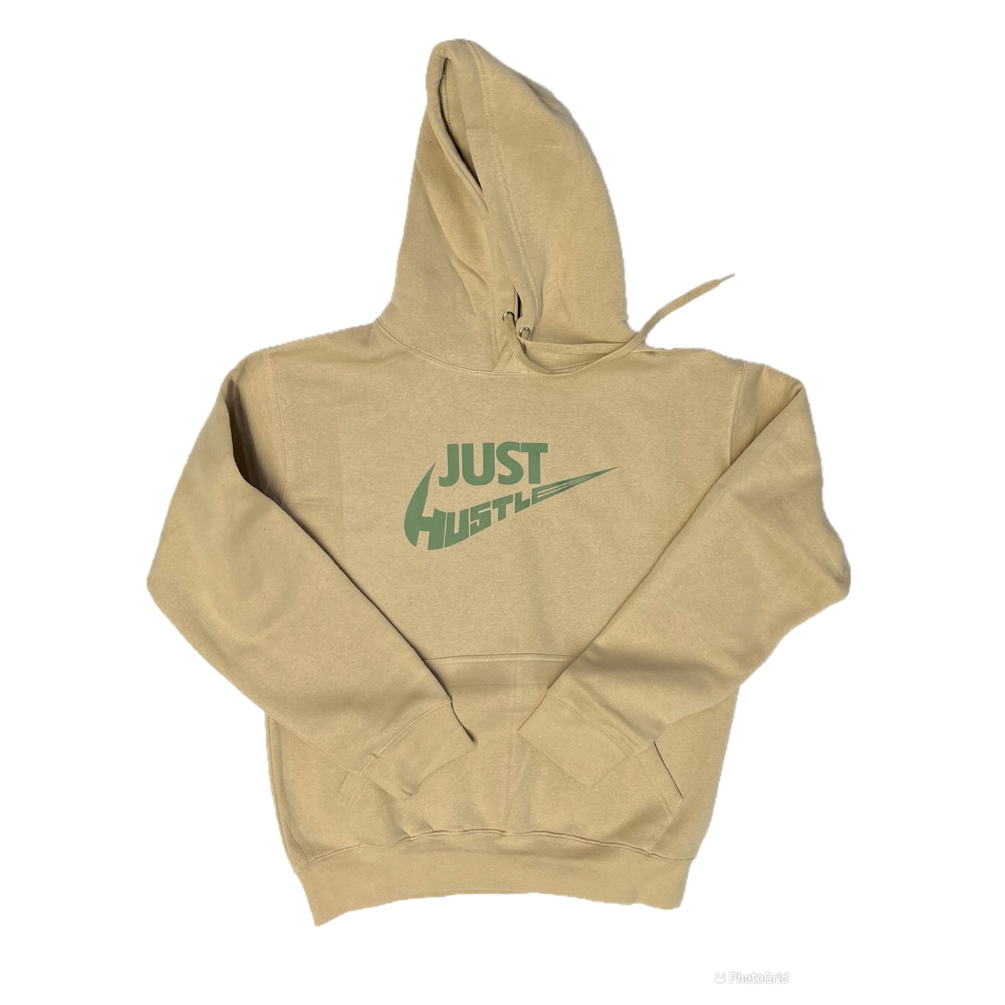 Sand/olive Just hustle hoodie
