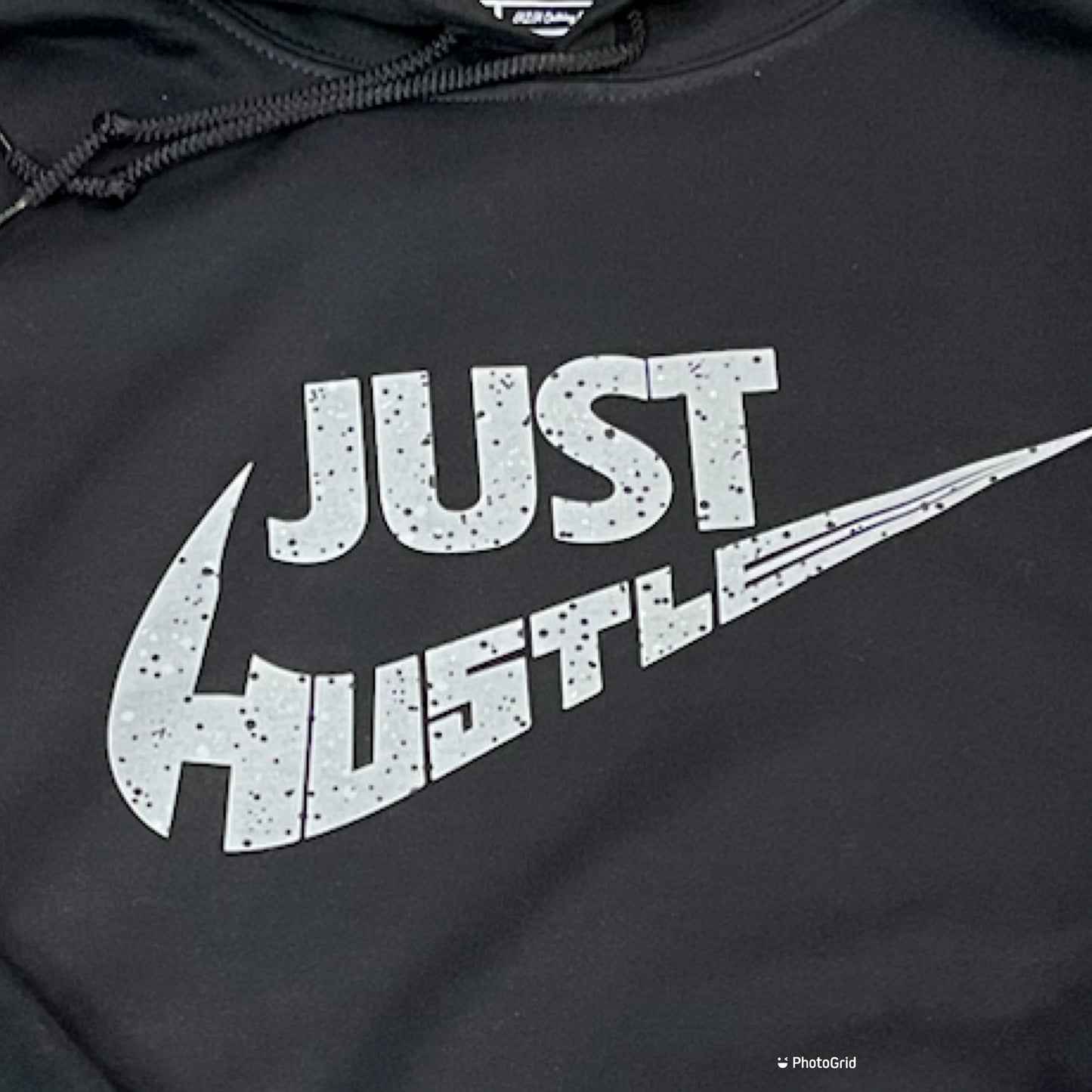 Black/Grey Speckled Hoodie