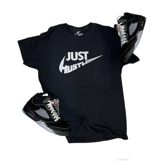 Black/Grey speckled tee